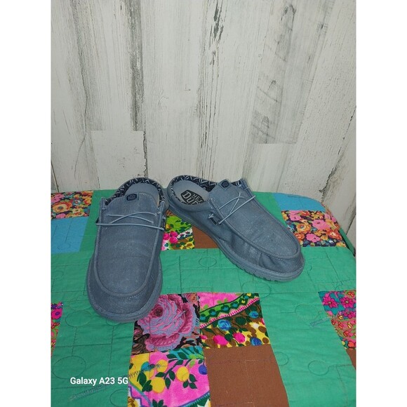 Hey Dude Men's Size 12 Slip On Blue - Picture 1 of 7